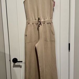SPANX AirEssentials Jumpsuit in Fawn, Small Tall